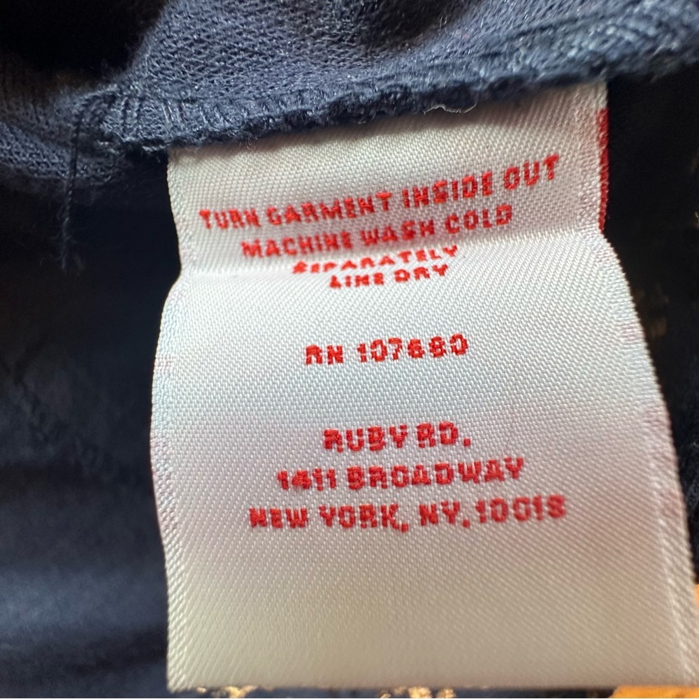 Ruby Rd. Navy And Copper Animal Print Jacket Size… - image 3